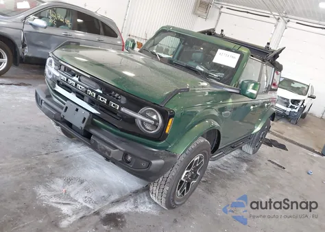 2023 Ford Bronco Outer Banks z USA, uszkodzony, nr VIN 1FMEE5BP6PLB72438